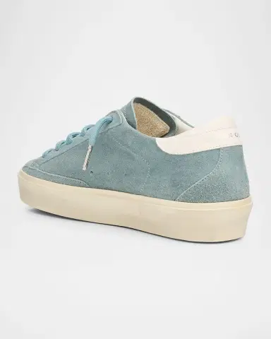 Golden Goose Hi Star Suede Glitter Low-Top Sneakers | Thumbnail 4 Golden Goose Hi Star Suede Glitter Low-Top Sneakers | Thumbnail 4