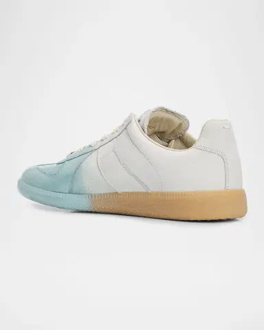 Maison Margiela Replica Sprayed Leather Low-Top Sneakers | Thumbnail 4 Maison Margiela Replica Sprayed Leather Low-Top Sneakers | Thumbnail 4