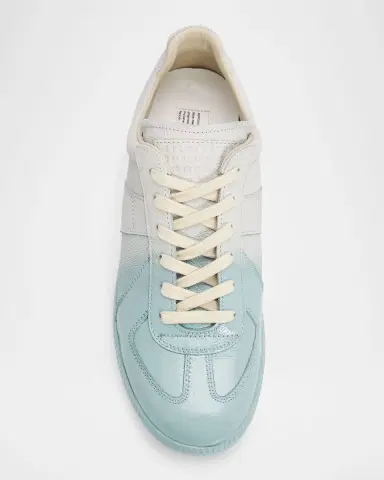 Maison Margiela Replica Sprayed Leather Low-Top Sneakers | Thumbnail 6 Maison Margiela Replica Sprayed Leather Low-Top Sneakers | Thumbnail 6