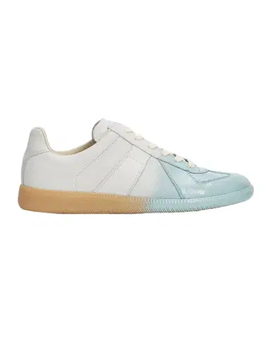 Maison Margiela Replica Sprayed Leather Low-Top Sneakers | Thumbnail 1 Maison Margiela Replica Sprayed Leather Low-Top Sneakers | Thumbnail 1