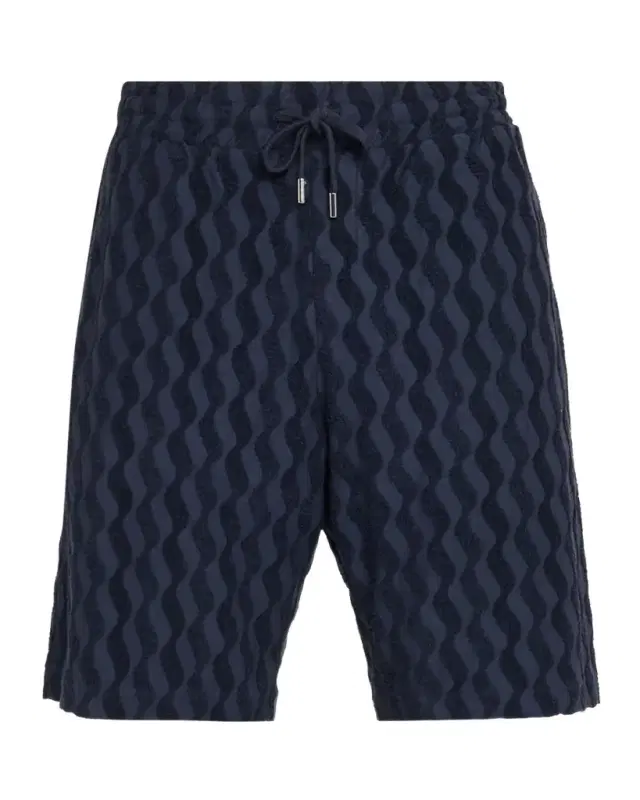 Frescobol Carioca Men 's Augusto Listra Jacquard Drawstring Shorts