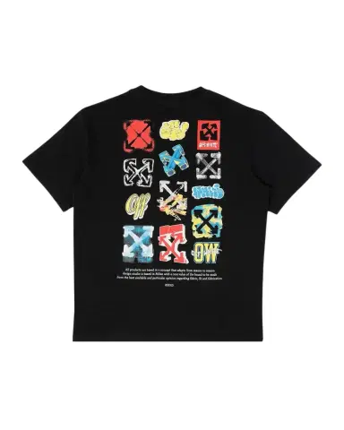 Off-White Boy 's Multi-Logo Crewneck Tee, Size | Thumbnail 1