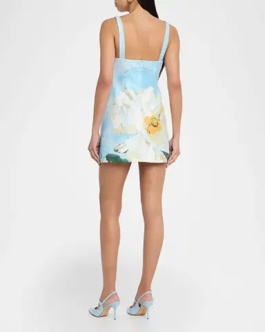 Acler Newcatton Floral Minidress | Thumbnail 3 Acler Newcatton Floral Minidress | Thumbnail 3