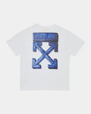 Off-White Boy 's Arrow Sketch Logo T-Shirt, Size 4-12 | Thumbnail 2 Off-White Boy 's Arrow Sketch Logo T-Shirt, Size 4-12 | Thumbnail 2