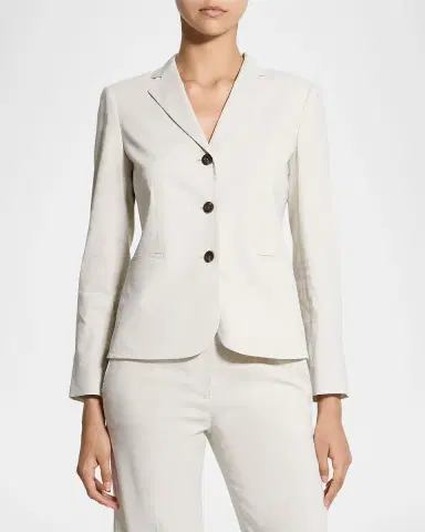 Theory Shrunken Single-Breasted Blazer | Thumbnail 3 Theory Shrunken Single-Breasted Blazer | Thumbnail 3