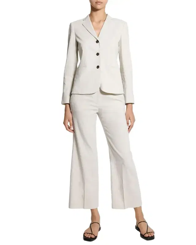 Shrunken Single-Breasted Blazer