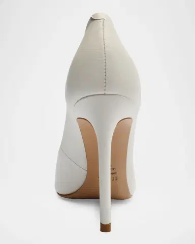 Schutz 100mm Lou Leather Pointed-Toe Pumps | Thumbnail 6