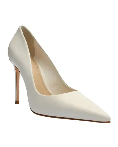Schutz 100mm Lou Leather Pointed-Toe Pumps | Thumbnail 1