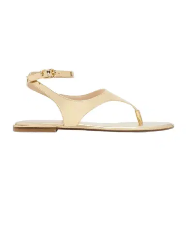 Stuart Weitzman Marley Metallic Leather Ankle-Strap Sandals | Thumbnail 1 Stuart Weitzman Marley Metallic Leather Ankle-Strap Sandals | Thumbnail 1