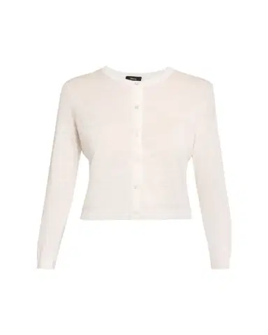 Theory Cropped Linen-Blend Cardigan | Thumbnail 1 Theory Cropped Linen-Blend Cardigan | Thumbnail 1