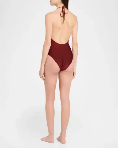 Zimmermann Aster Gathered One-Piece Swimsuit | Thumbnail 3