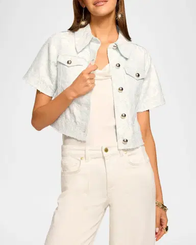 Ramy Brook Winnie Floral Lace Jacket | Thumbnail 3 Ramy Brook Winnie Floral Lace Jacket | Thumbnail 3