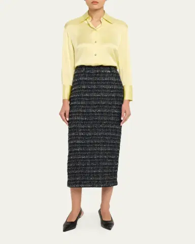 Missoni Paillette Wavy Check Tweed Midi Skirt | Thumbnail 2 Missoni Paillette Wavy Check Tweed Midi Skirt | Thumbnail 2
