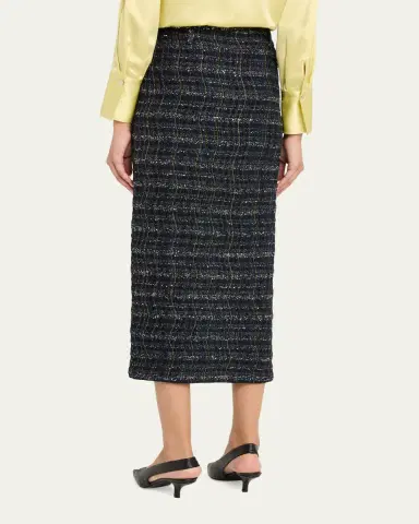 Missoni Paillette Wavy Check Tweed Midi Skirt | Thumbnail 3 Missoni Paillette Wavy Check Tweed Midi Skirt | Thumbnail 3