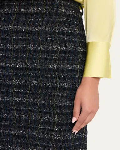 Missoni Paillette Wavy Check Tweed Midi Skirt | Thumbnail 5 Missoni Paillette Wavy Check Tweed Midi Skirt | Thumbnail 5