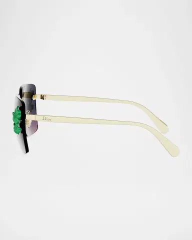 DIOR Dior Clover S2U Metal Square Sunglasses | Thumbnail 3