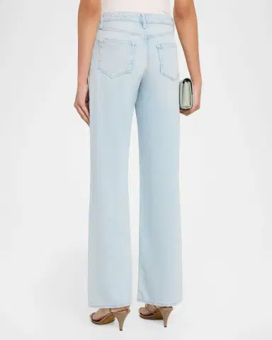 L'Agence Scottie High-Rise Wide-Leg Denim jeans | Thumbnail 2