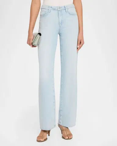 L'Agence Scottie High-Rise Wide-Leg Denim jeans | Thumbnail 3