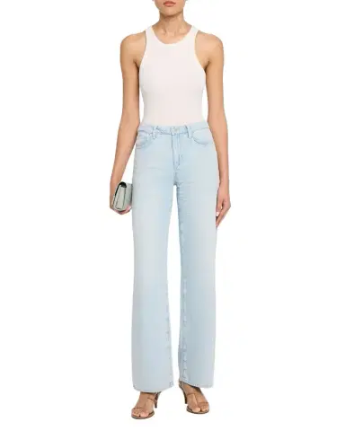 L'Agence Scottie High-Rise Wide-Leg Denim jeans | Thumbnail 1
