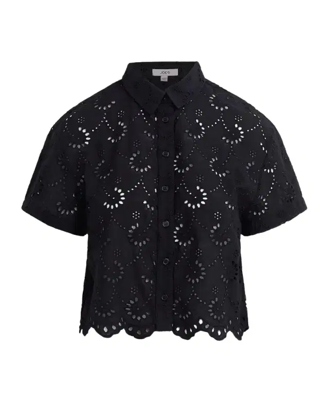 Joe 's Jeans The Eyelet Short-Sleeve Shirt