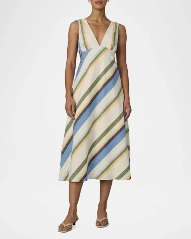 Joe 's Jeans The Joni Midi Dress | Thumbnail 4 Joe 's Jeans The Joni Midi Dress | Thumbnail 4
