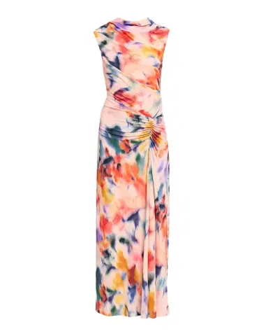 Simkhai Acacia Draped Jersey Midi Dress | Thumbnail 1 Simkhai Acacia Draped Jersey Midi Dress | Thumbnail 1