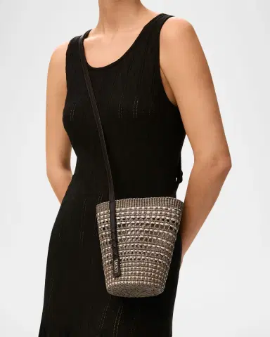 Loewe x Paula's Ibiza Braid Woven Palm Leaf Crossbody Bag | Thumbnail 2