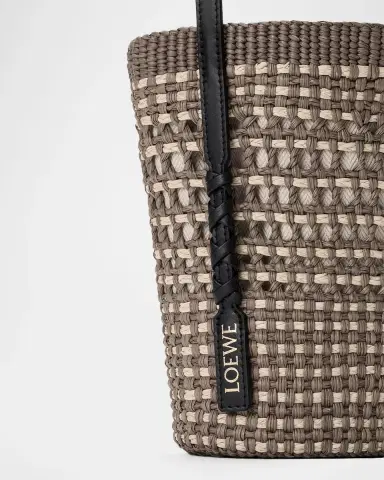 Loewe x Paula's Ibiza Braid Woven Palm Leaf Crossbody Bag | Thumbnail 6
