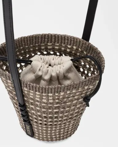Loewe x Paula's Ibiza Braid Woven Palm Leaf Crossbody Bag | Thumbnail 7