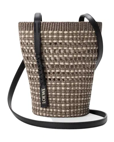 Loewe x Paula's Ibiza Braid Woven Palm Leaf Crossbody Bag | Thumbnail 1