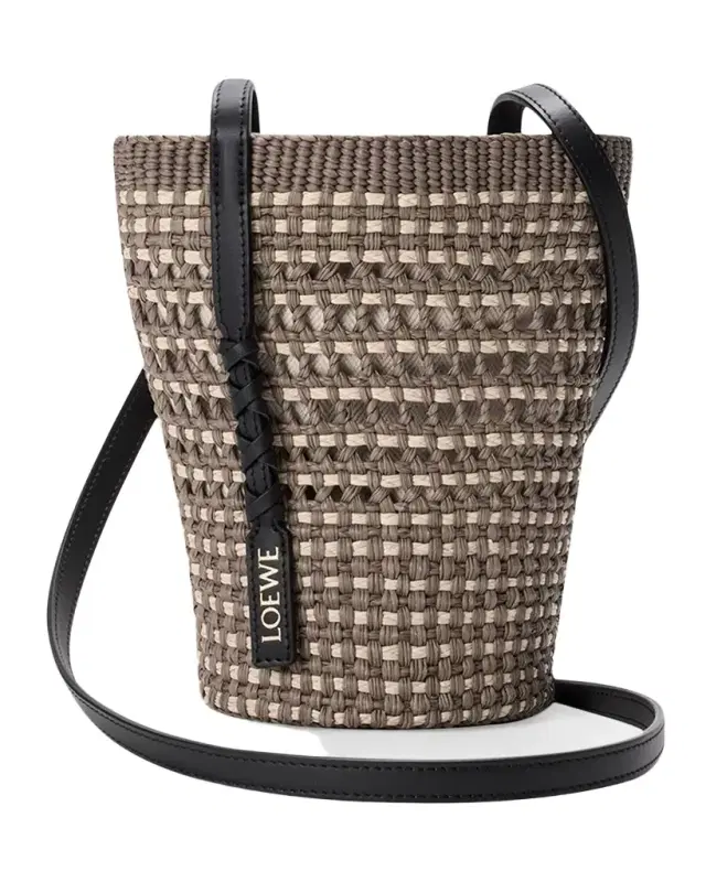 x Paula 's Ibiza Braid Woven Palm Leaf Crossbody Bag