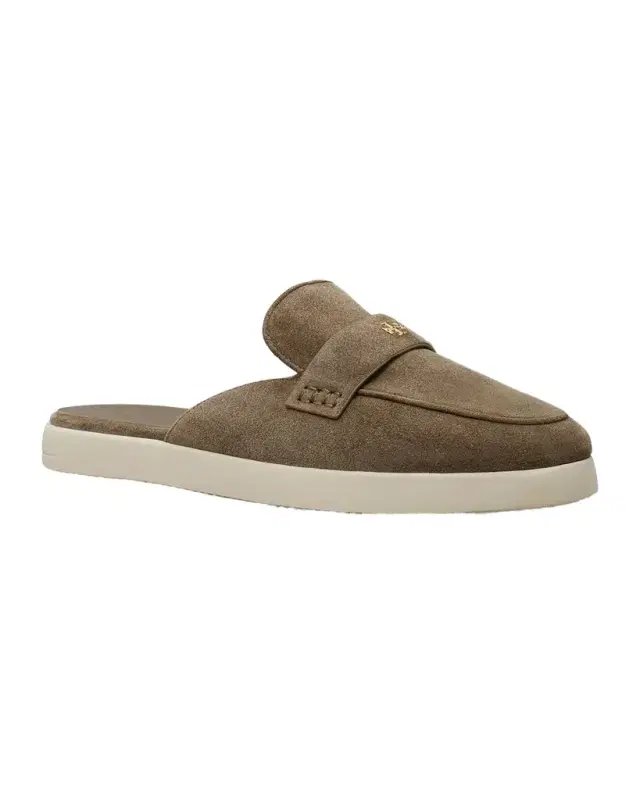 Tory Burch Suede Ballet Sport Mules
