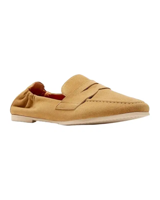 Kitson Suede Penny Loafers