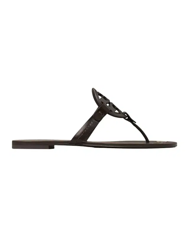 Tory Burch Miller Nail Polish Leather Thong Sandals