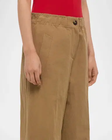 Helmut Lang Trench Wide-Leg Pull-On Trousers | Thumbnail 5