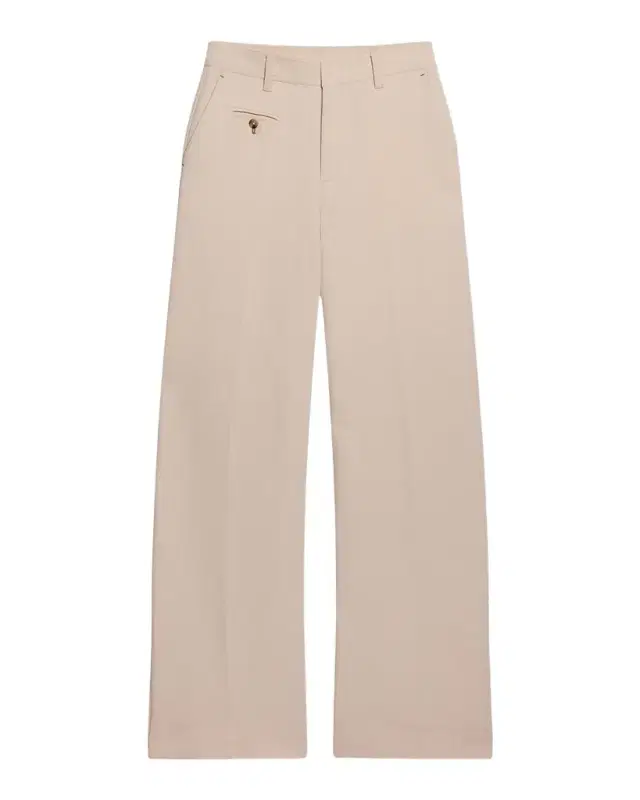 Helmut Lang Wide-Leg Cotton Sailor Trousers