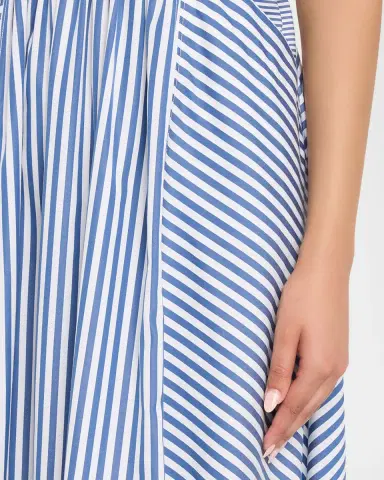 Tanya Taylor Vivien Cotton Stripe Spaghetti-Strap Midi Dress | Thumbnail 5 Tanya Taylor Vivien Cotton Stripe Spaghetti-Strap Midi Dress | Thumbnail 5