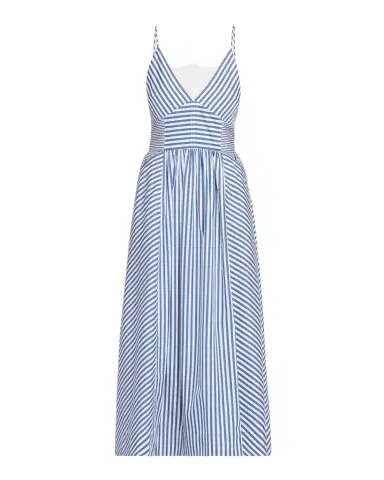 Tanya Taylor Vivien Cotton Stripe Spaghetti-Strap Midi Dress | Thumbnail 1 Tanya Taylor Vivien Cotton Stripe Spaghetti-Strap Midi Dress | Thumbnail 1