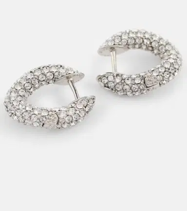 Balenciaga Crystal-embellished earrings | Thumbnail 2 Balenciaga Crystal-embellished earrings | Thumbnail 2