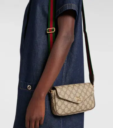 Gucci Ophidia GG Canvas Mini crossbody bag | Thumbnail 4 Gucci Ophidia GG Canvas Mini crossbody bag | Thumbnail 4