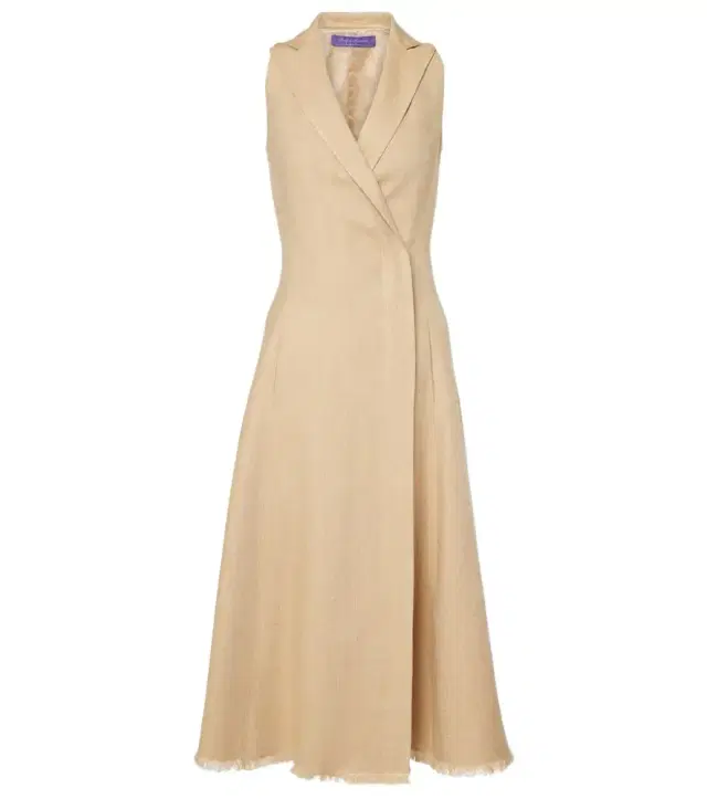Ralph Lauren Collection Silk and linen midi dress