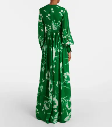 Erdem Floral silk voile gown | Thumbnail 5