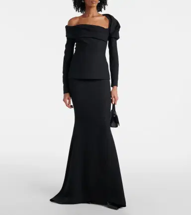 Safiyaa Draped gown | Thumbnail 5 Safiyaa Draped gown | Thumbnail 5