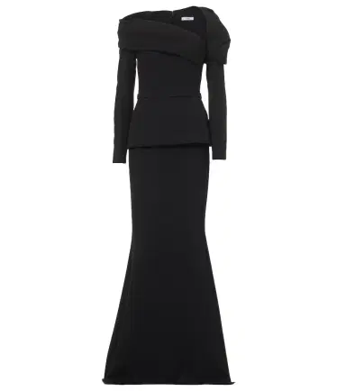 Safiyaa Draped gown | Thumbnail 1 Safiyaa Draped gown | Thumbnail 1
