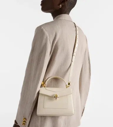 BVLGARI Serpenti Forever Medium leather top-handle bag | Thumbnail 3
