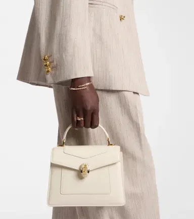 BVLGARI Serpenti Forever Medium leather top-handle bag | Thumbnail 4