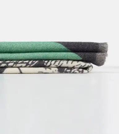 FORNASETTI High Fidelity argyle wool blanket | Thumbnail 2