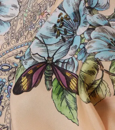 Etro Norma floral silk scarf | Thumbnail 3
