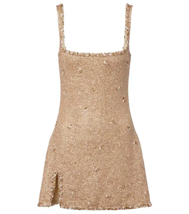 Athena embellished minidress