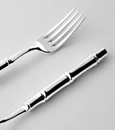 Gucci Bamboo set of 2 silver-plated forks | Thumbnail 2